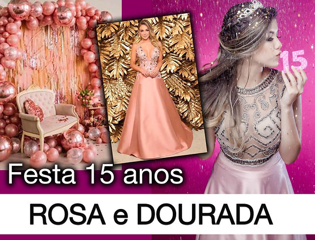 decoracao-de-festa-de-15-anos-dourado