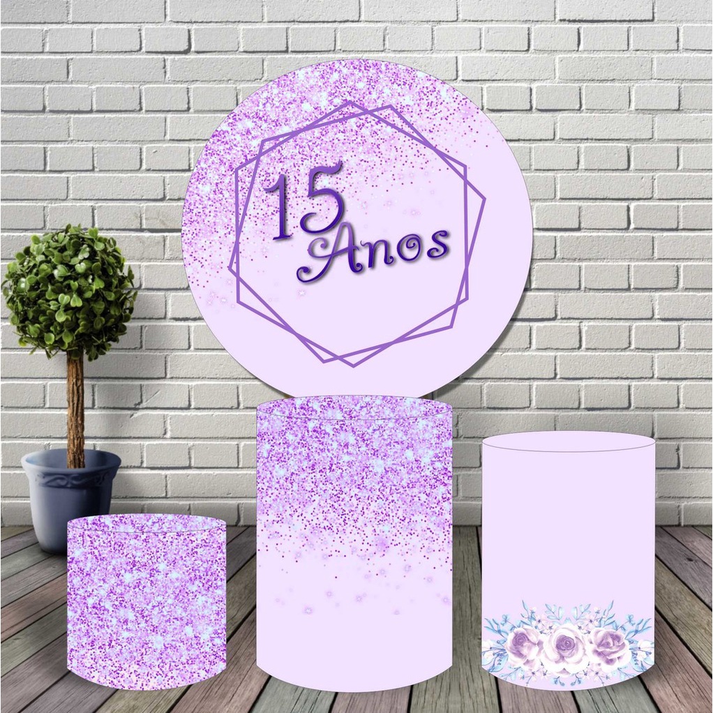 decoracao-de-festa-de-15-anos-lilas