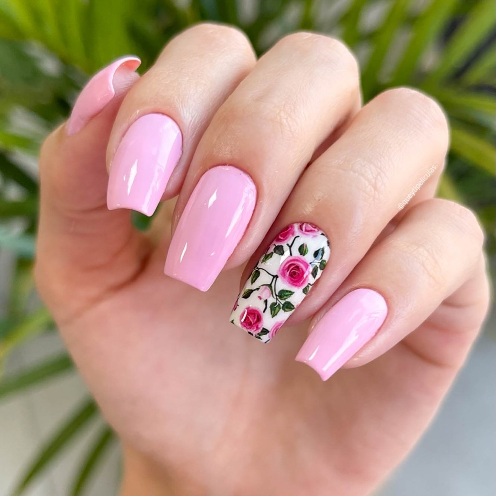 unhas-decoradas-rose