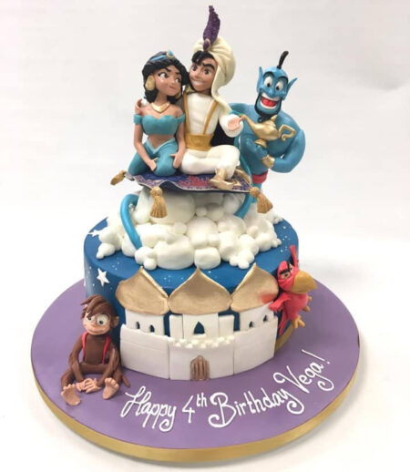 Aladdin Decorated Cake