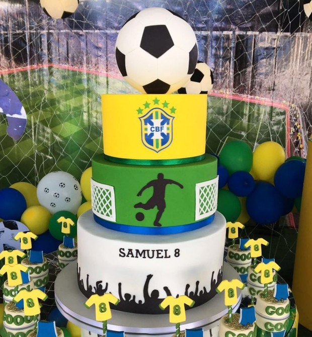 Bolo Decorado Futebol