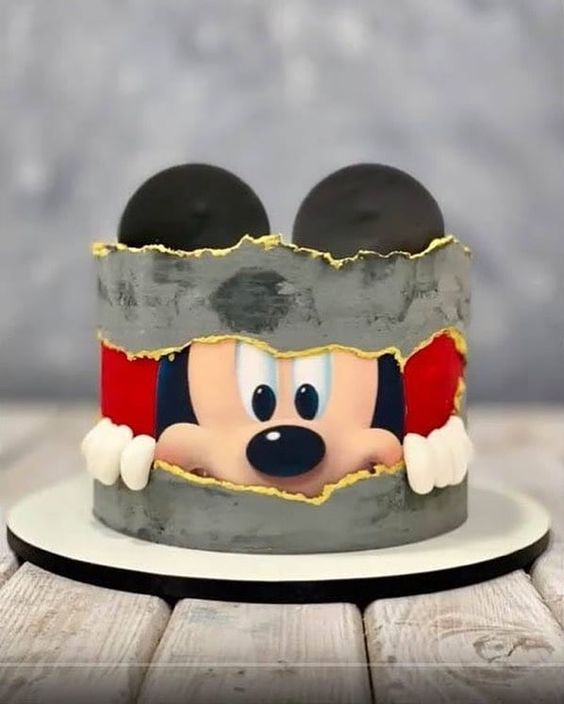 Bolo Decorado Mickey