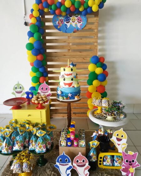 decoracao-festa-baby-shark