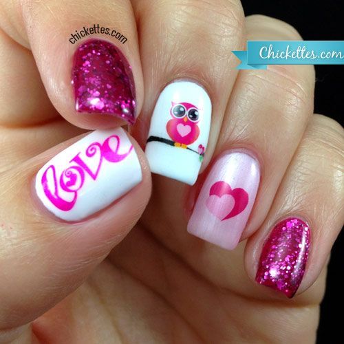 Owl Decorated Nail