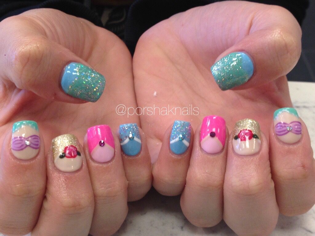 Princess Decorated Nail