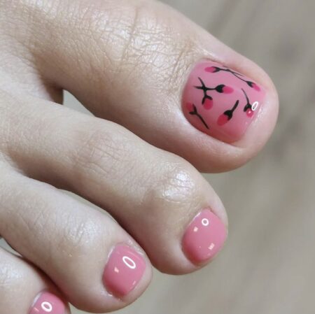 unhas-decoradas-do-pe-com-flores