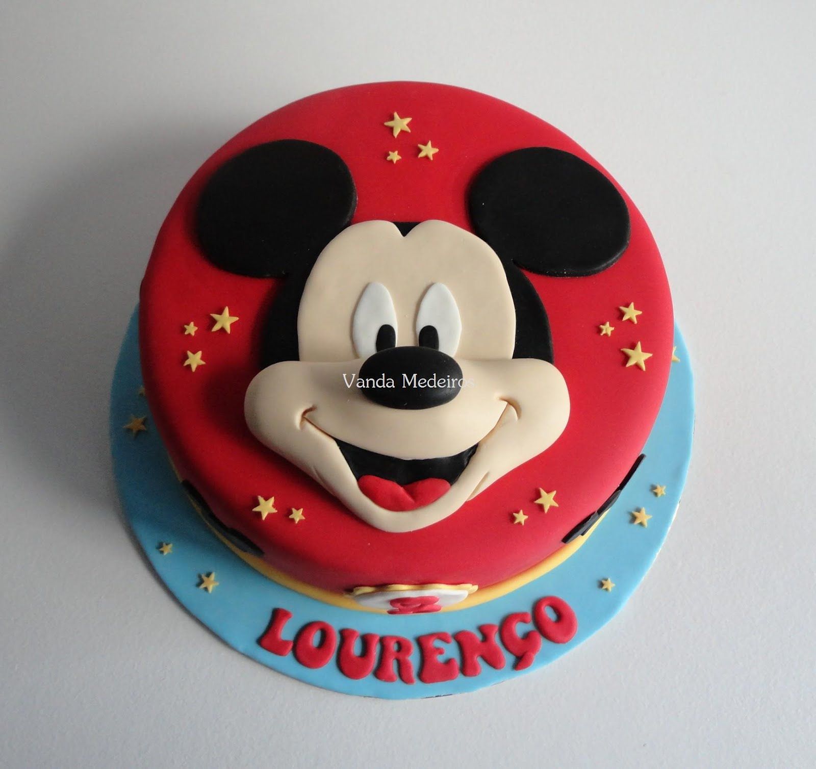 Bolo Decorado Mickey