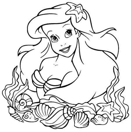 desenho-para-colorir-ariel