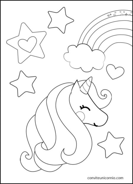 desenho-para-colorir-unicornio