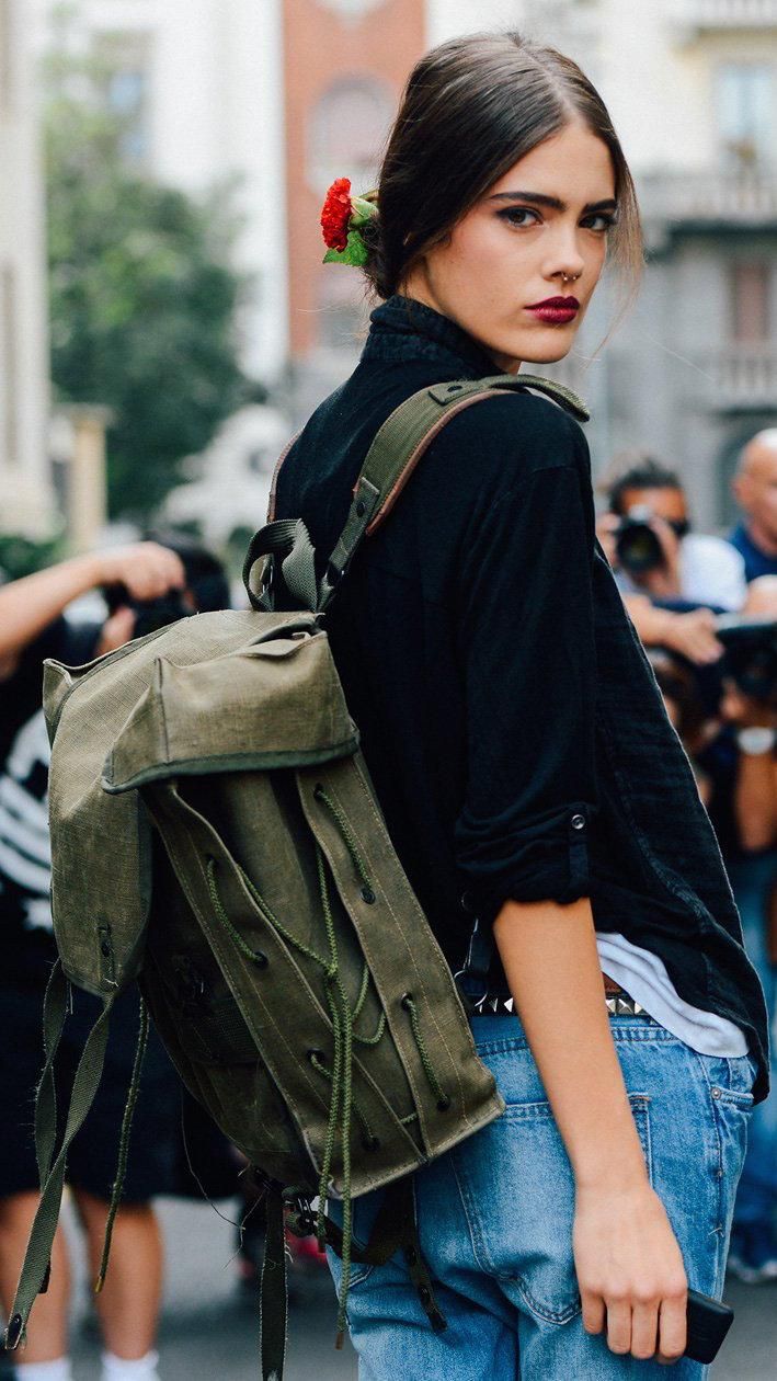 Fashion Look with Women's Backpacks