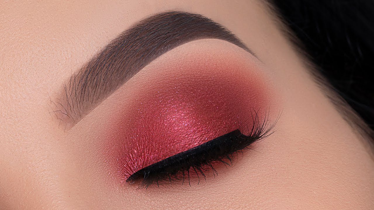 Makeup With Red Eyeshadow