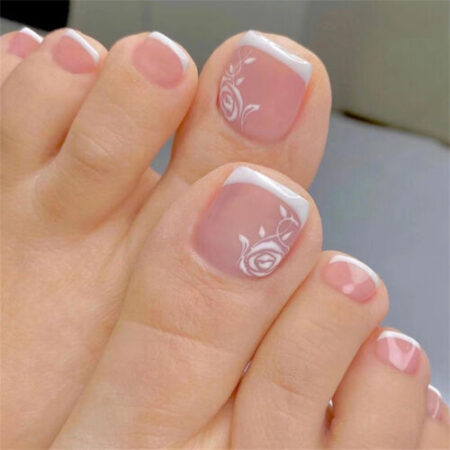 unhas-decoradas-do-pe-com-flores