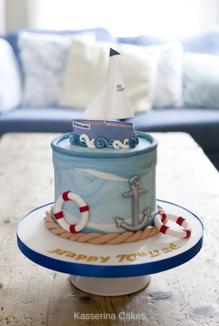 Sailor decorated cake