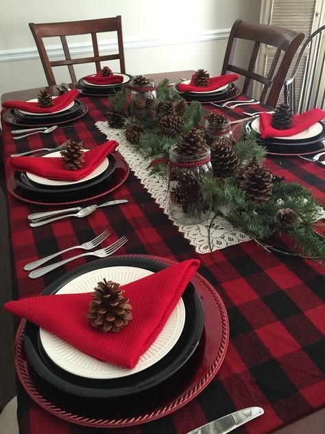 Decoração de Mesa de Natal