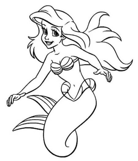 desenho-para-colorir-ariel