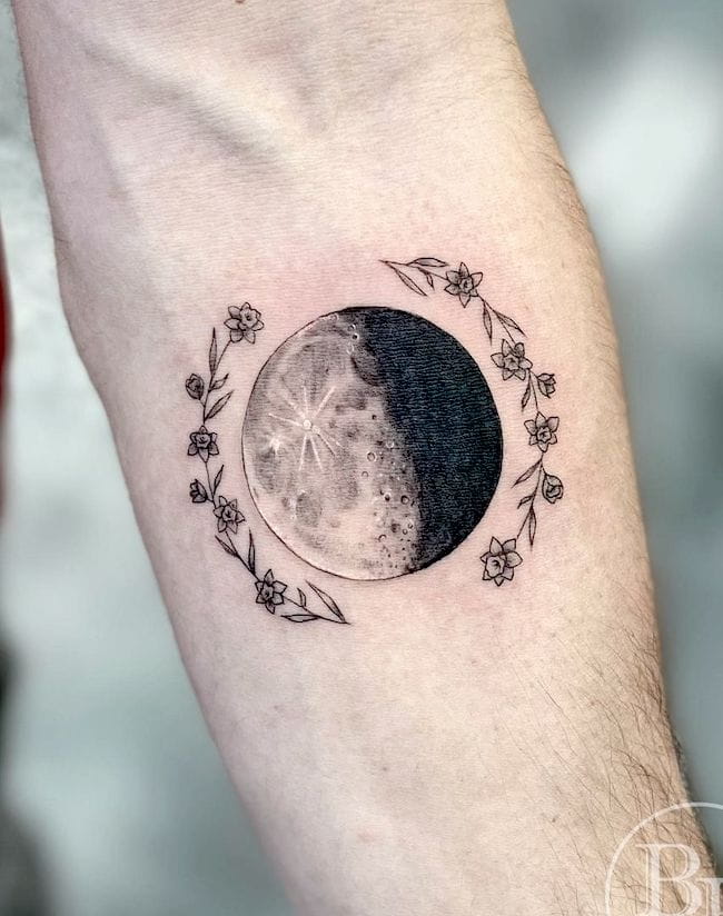 moon tattoo