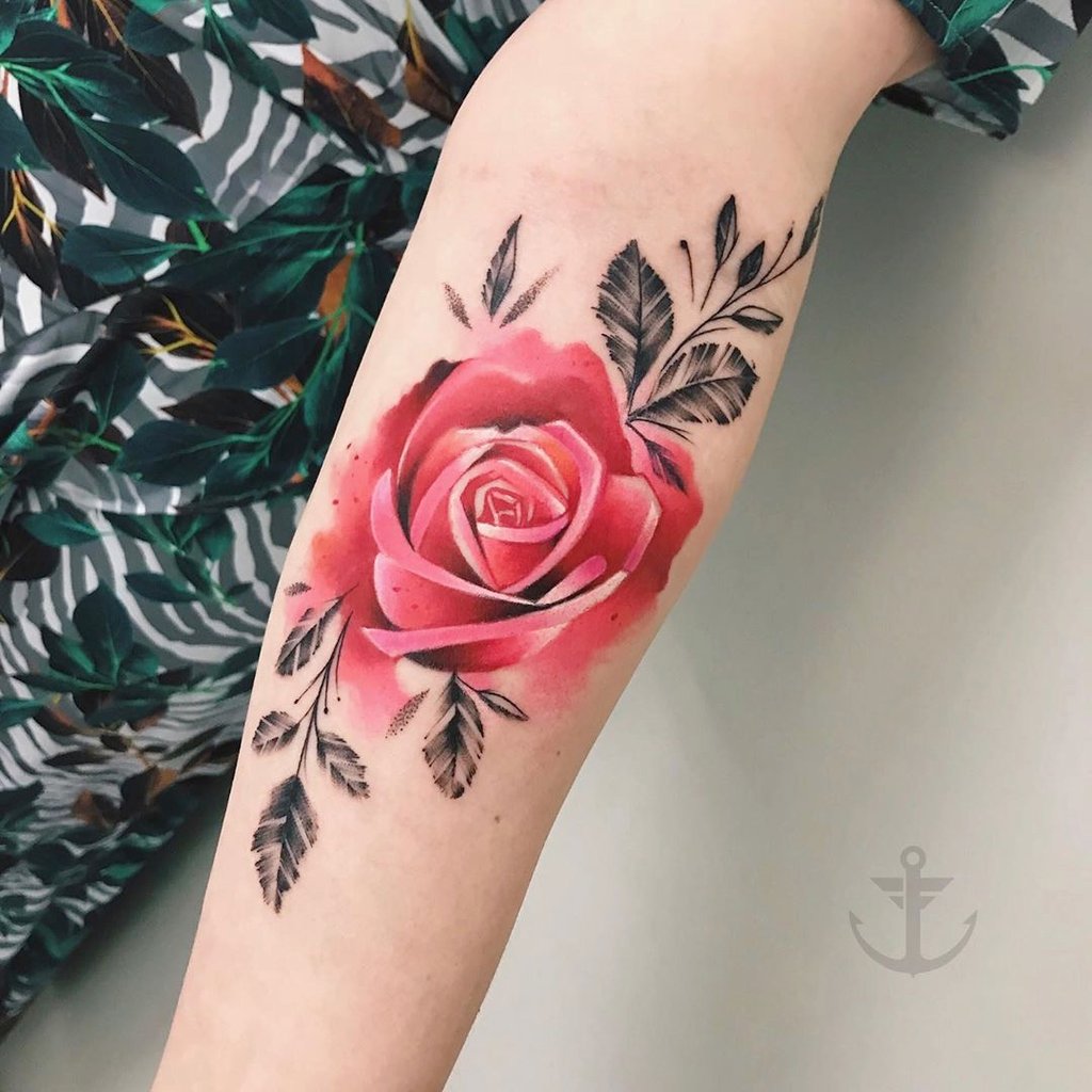 Tatuagem De Rosa