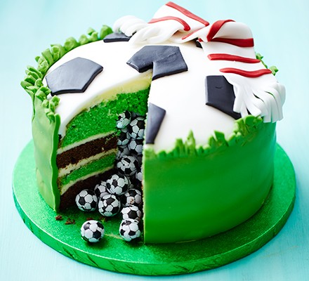 Decorated Football Cake