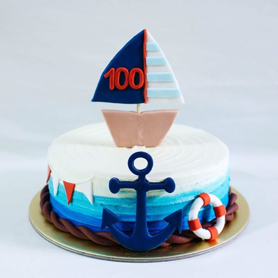 Sailor decorated cake