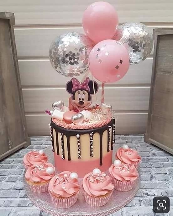 Bolo Decorado Minnie