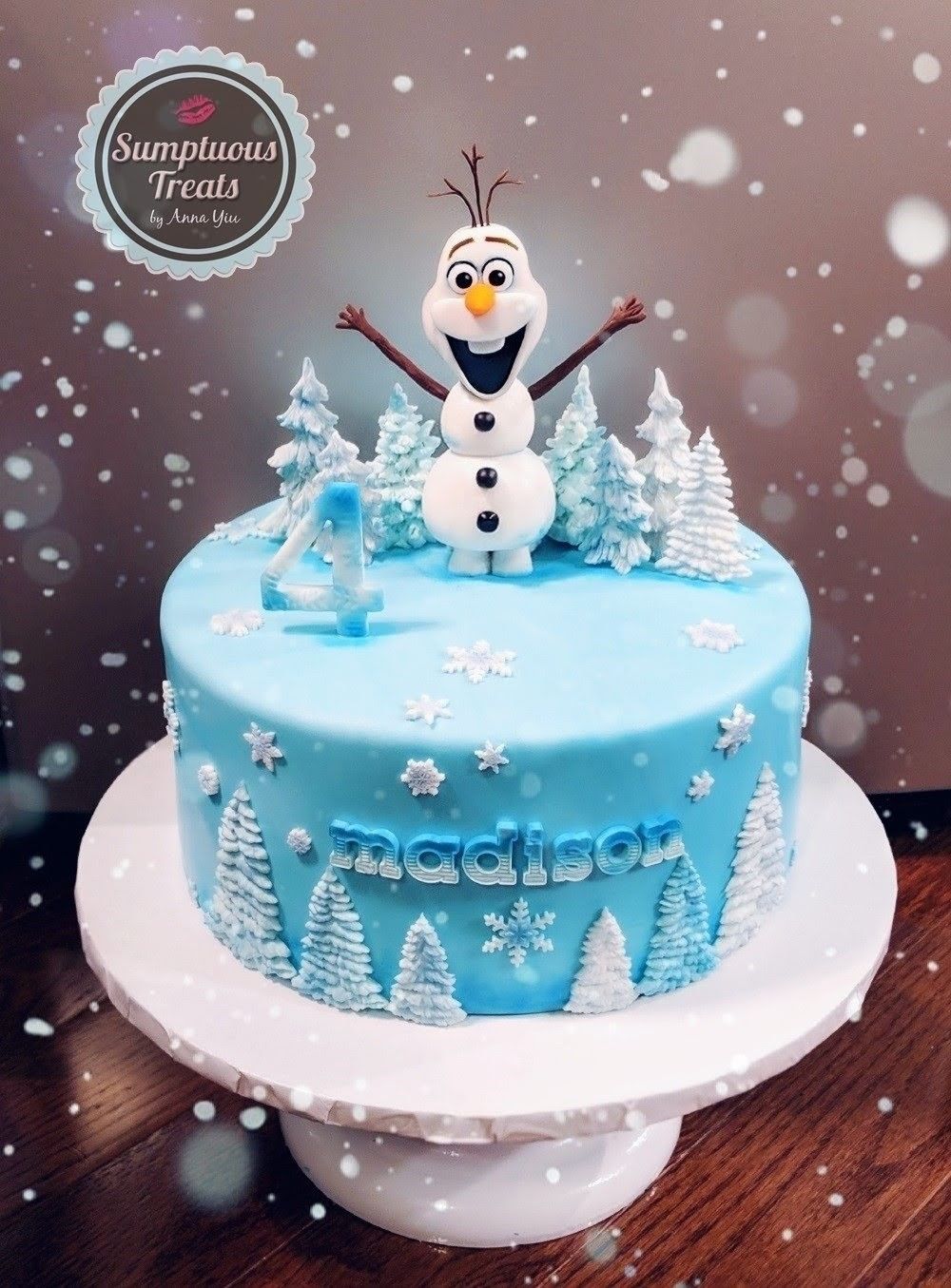 Olaf Decorated Cake