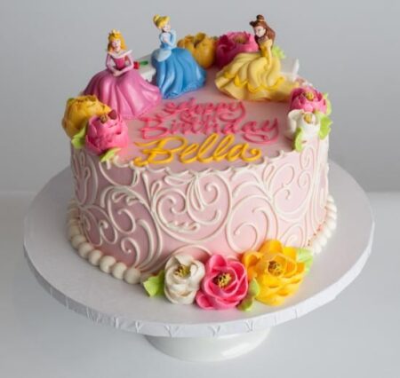 Disney Princess Decorated Cake