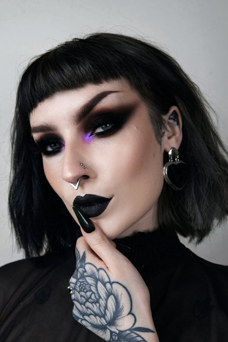 black makeup