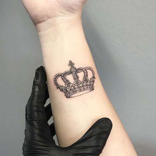 crown tattoo