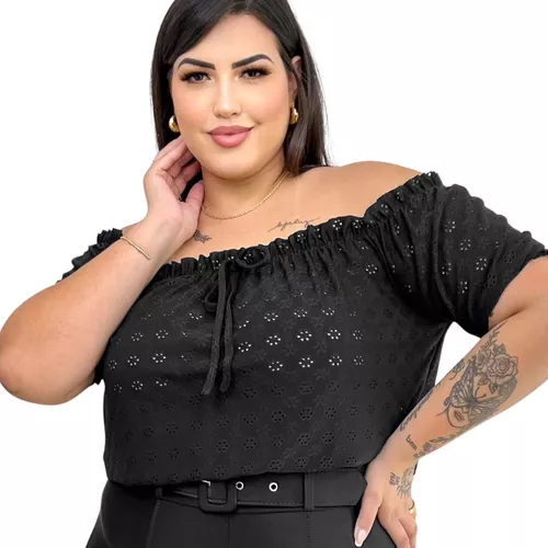 blusas de lese plus size