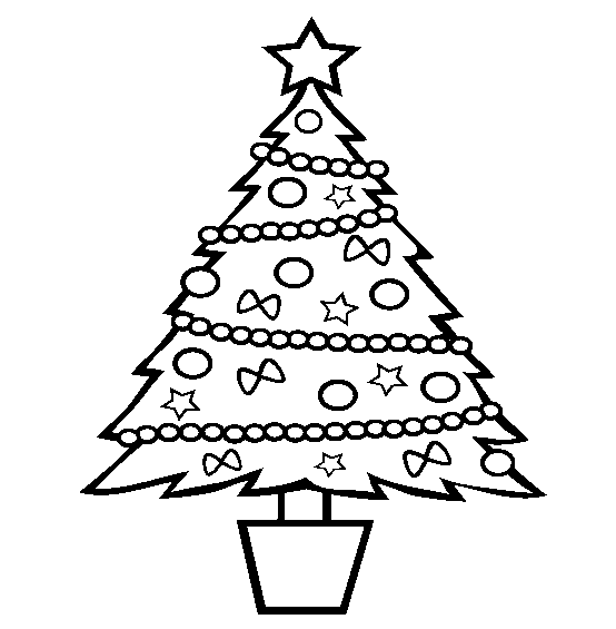 Arvore de Natal para Colorir