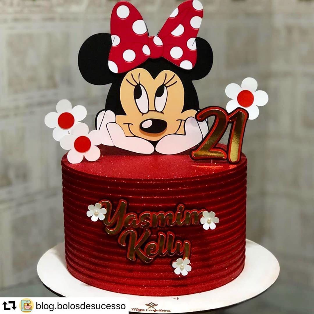 Bolo Decorado Minnie