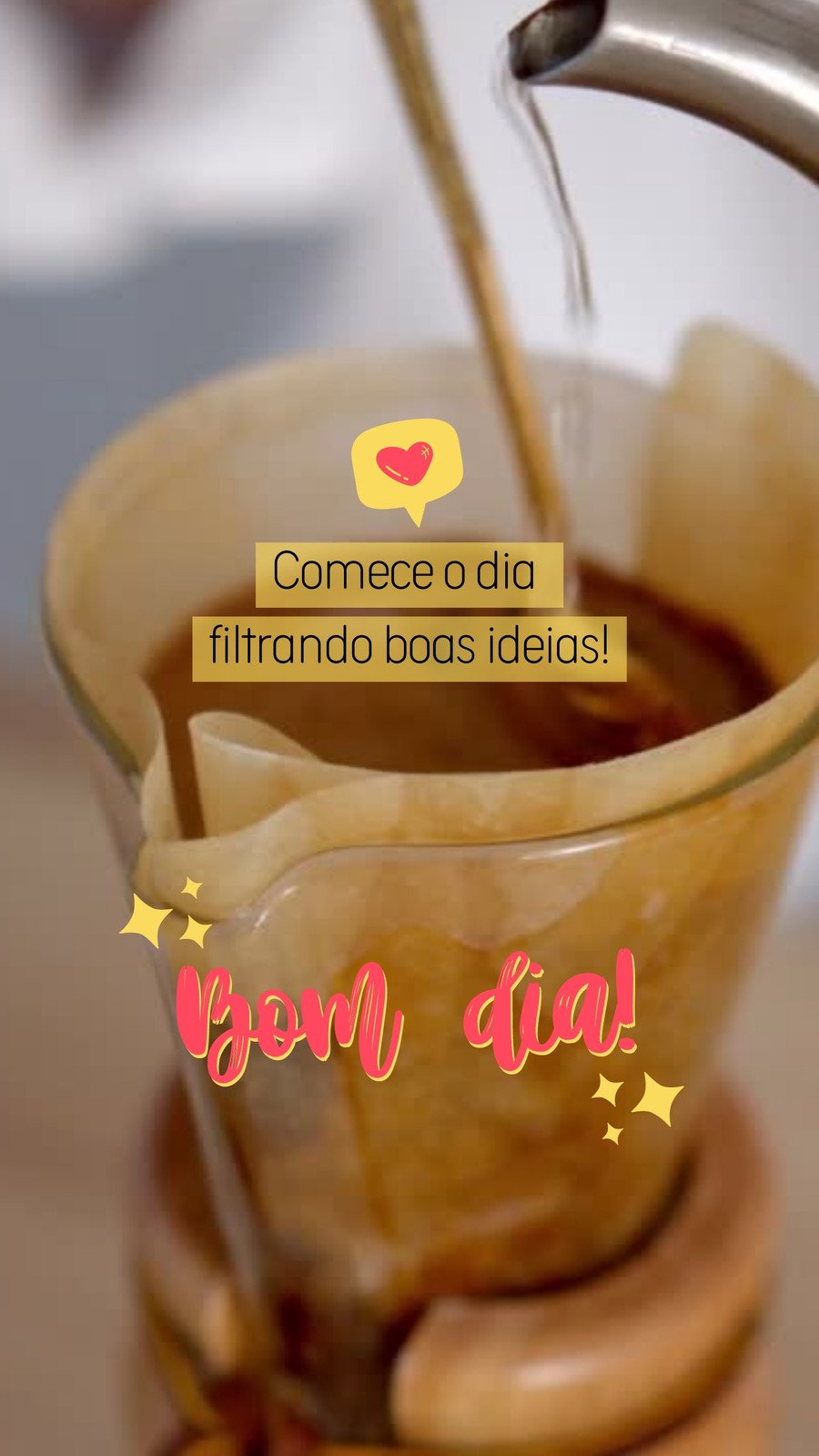 Mensagem de Bom Dia Café