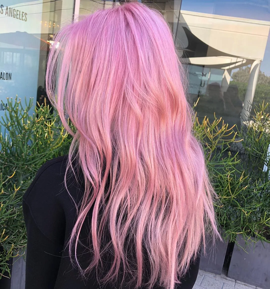 Cabelo Rosa Pastel