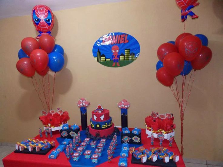 Decoracao Do Homem Aranha Simples