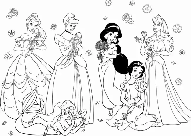 desenho-para-colorir-princesas