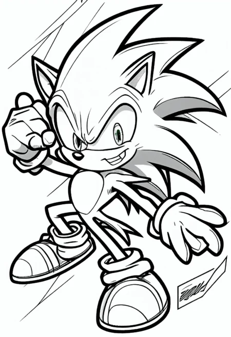 desenho-para-colorir-sonic