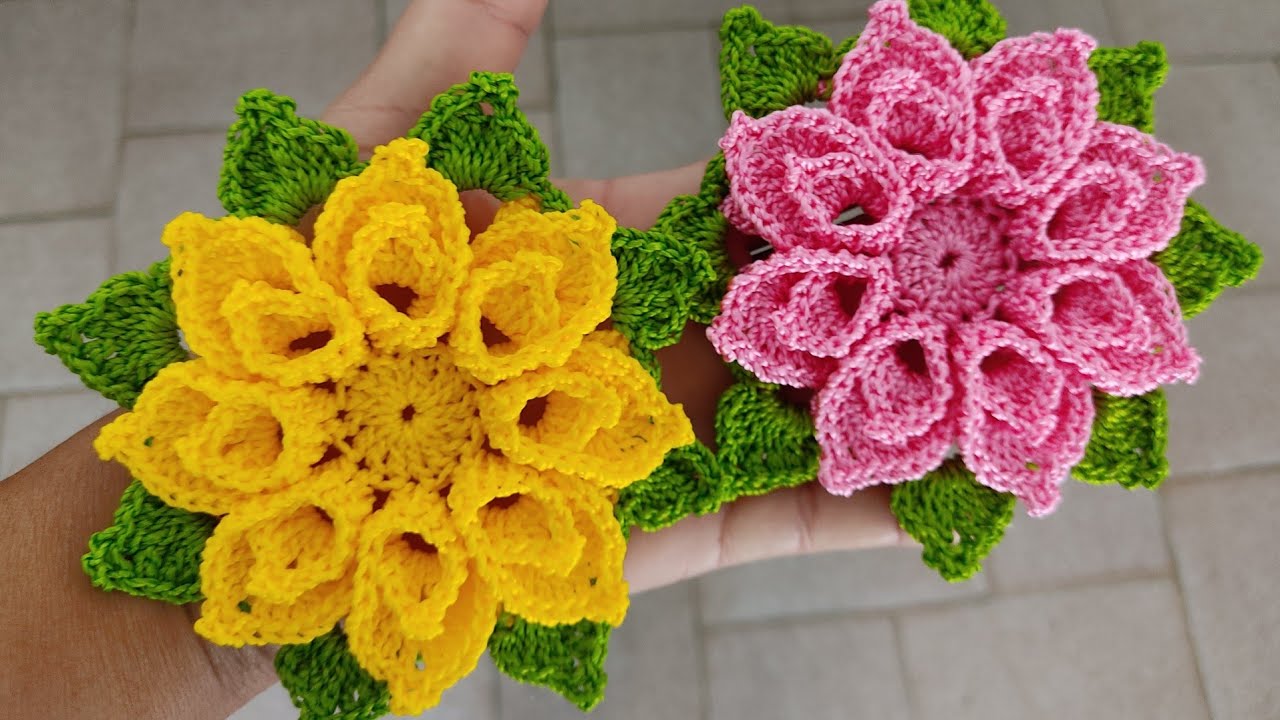 Flores De Croche Para Aplicacao