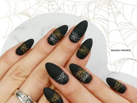 ideias-de-unhas-decoradas-teia-de-aranha