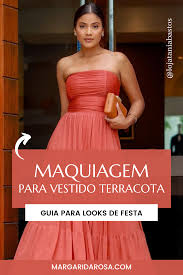 maquiagem-para-casamento-vestido-coral