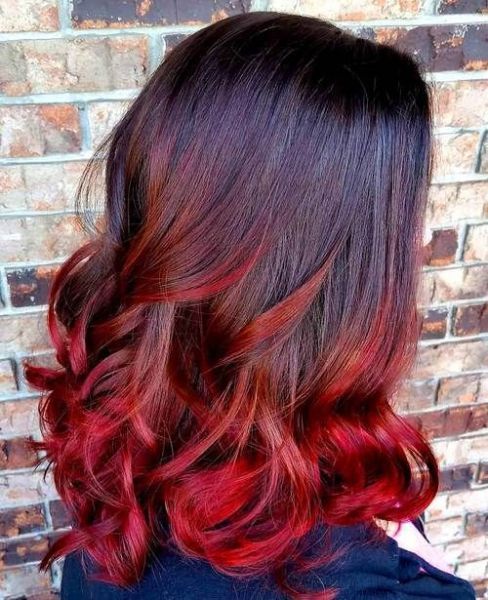 Ombre Hair Vermelho