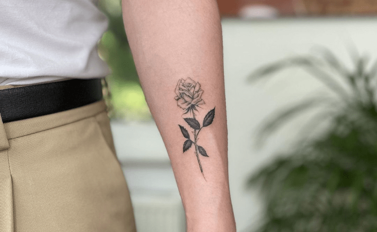 Tatuagem De Rosa