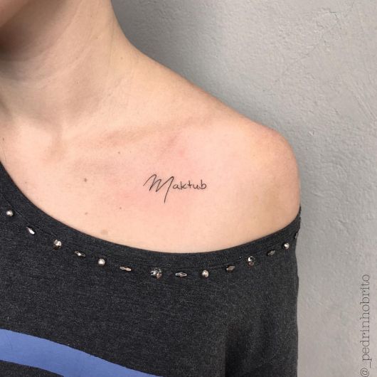 Tatuagem Maktub