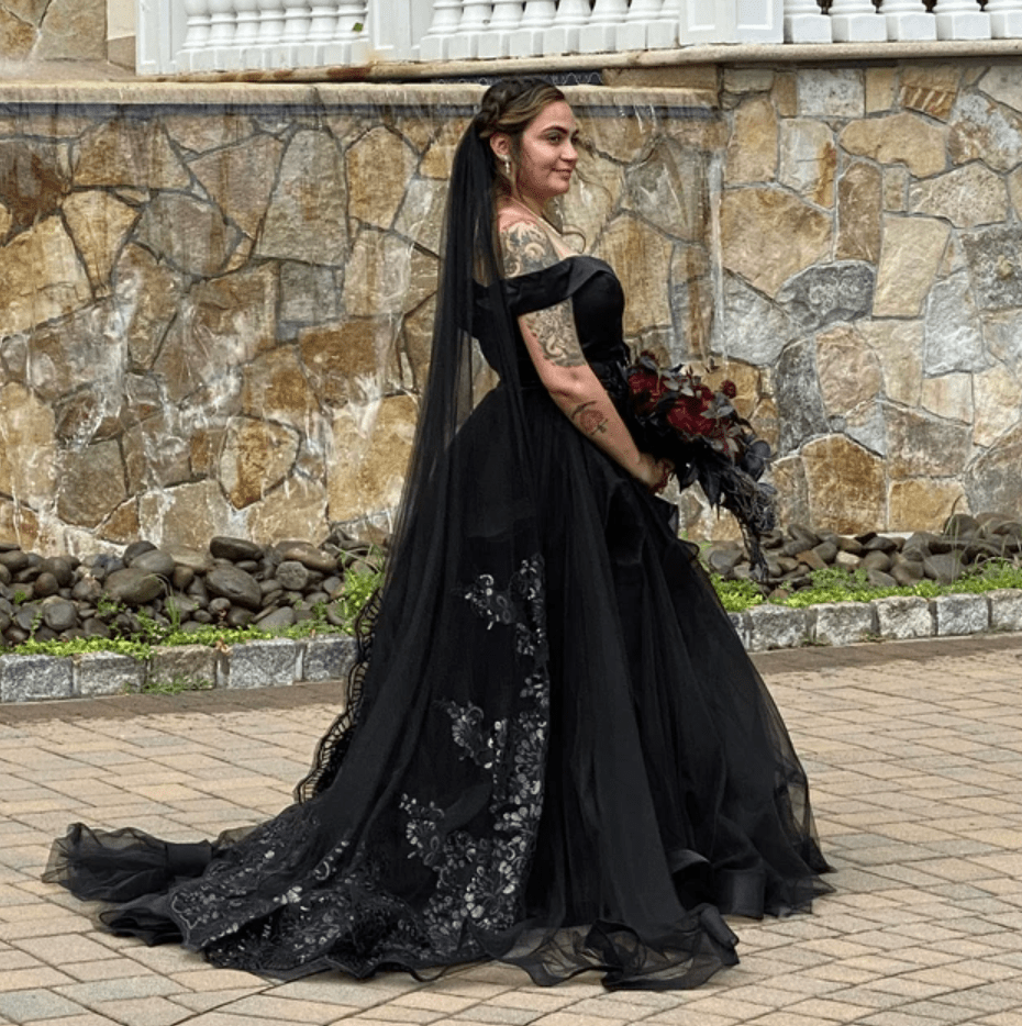 Black Wedding Dress