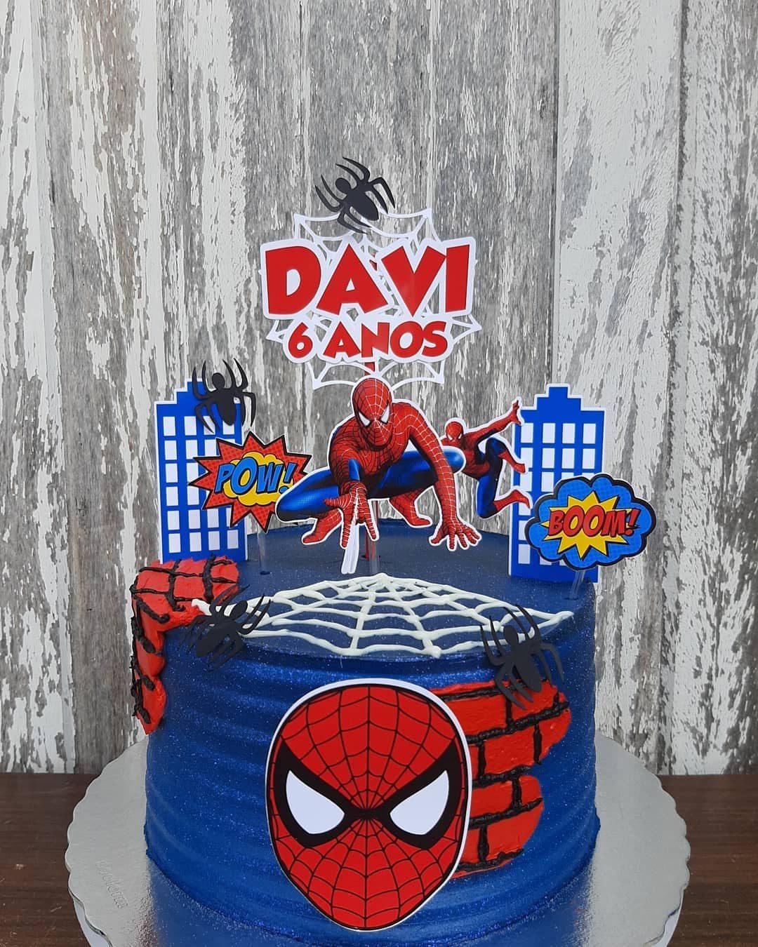 Modelos de Bolo Do Homem Aranha