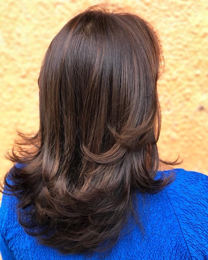 corte de cabelo feminino degrade atriz famosa