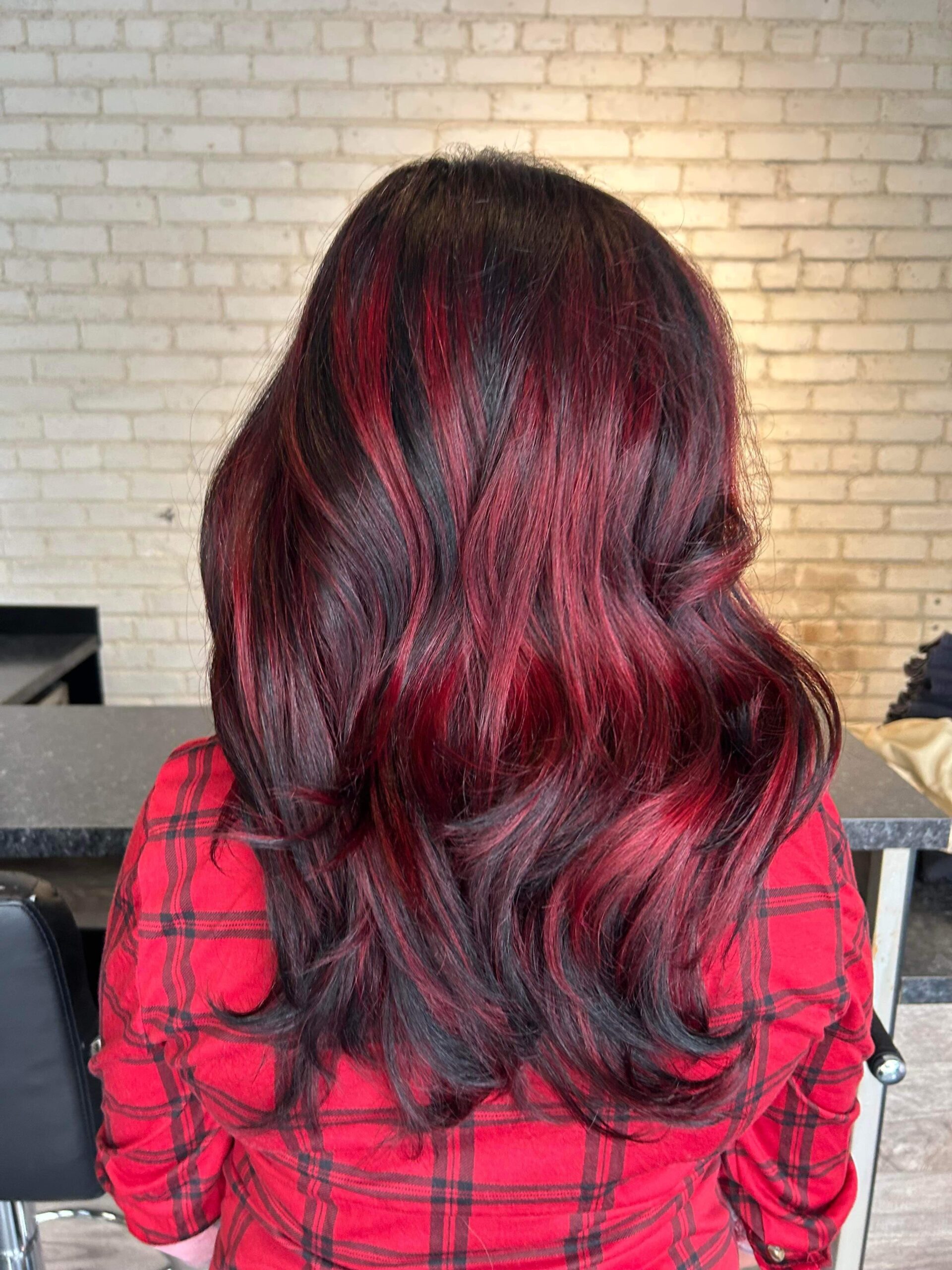 red highlights