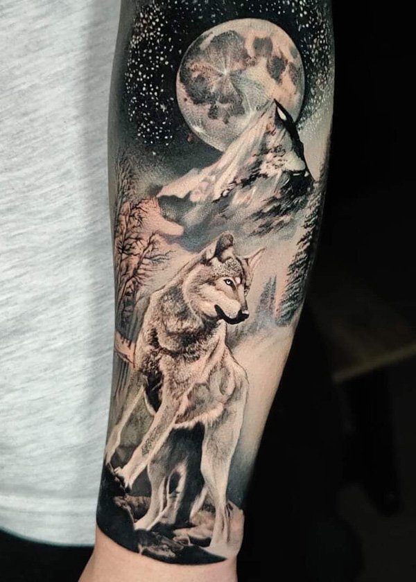 wolf tattoo