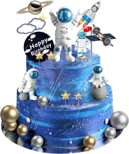 Astronaut Decorated Cake