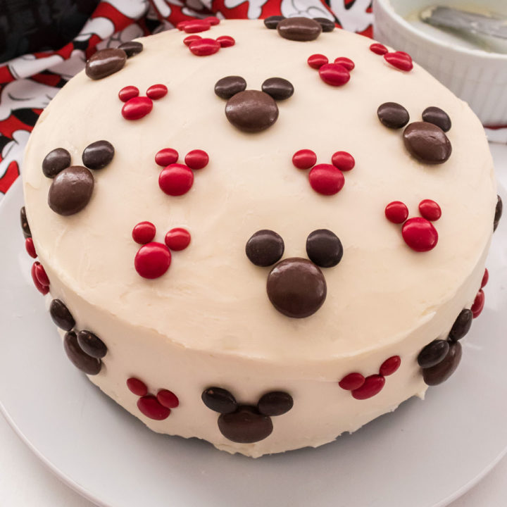 Mickey decorated cake