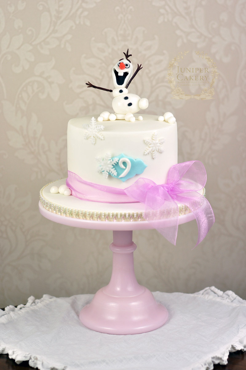 Olaf Decorated Cake